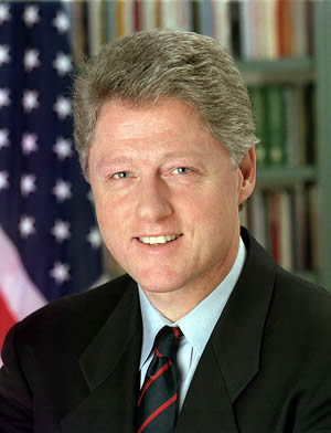 杰弗逊·克林顿,美利坚合众国第42任总统(1993-2001),身高1